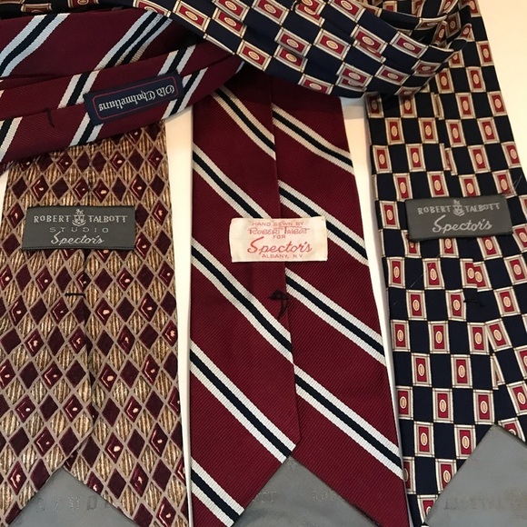 Robert Talbott Silk Neck Ties Men’s Bundle of 3 - Picture 3 of 4